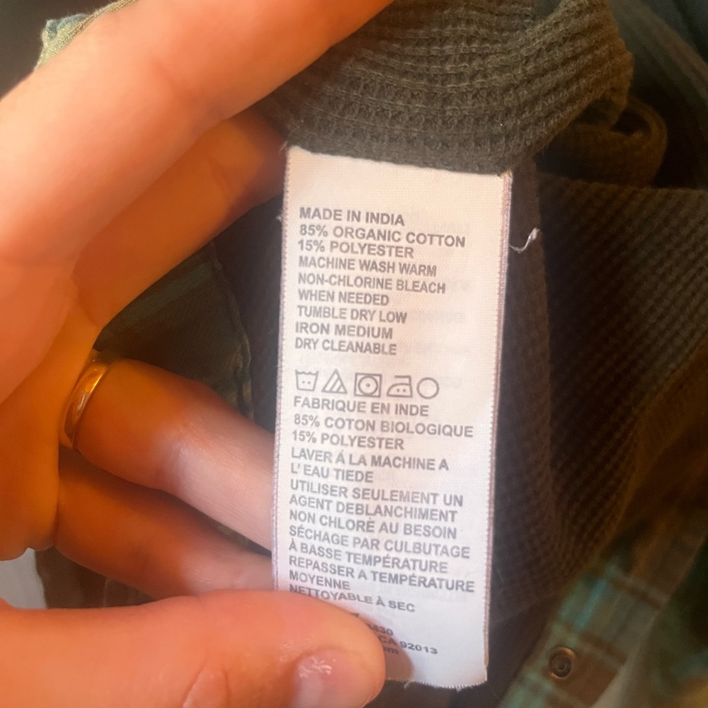 Prana Plaid Men's Jacket - Picture 9 of 9